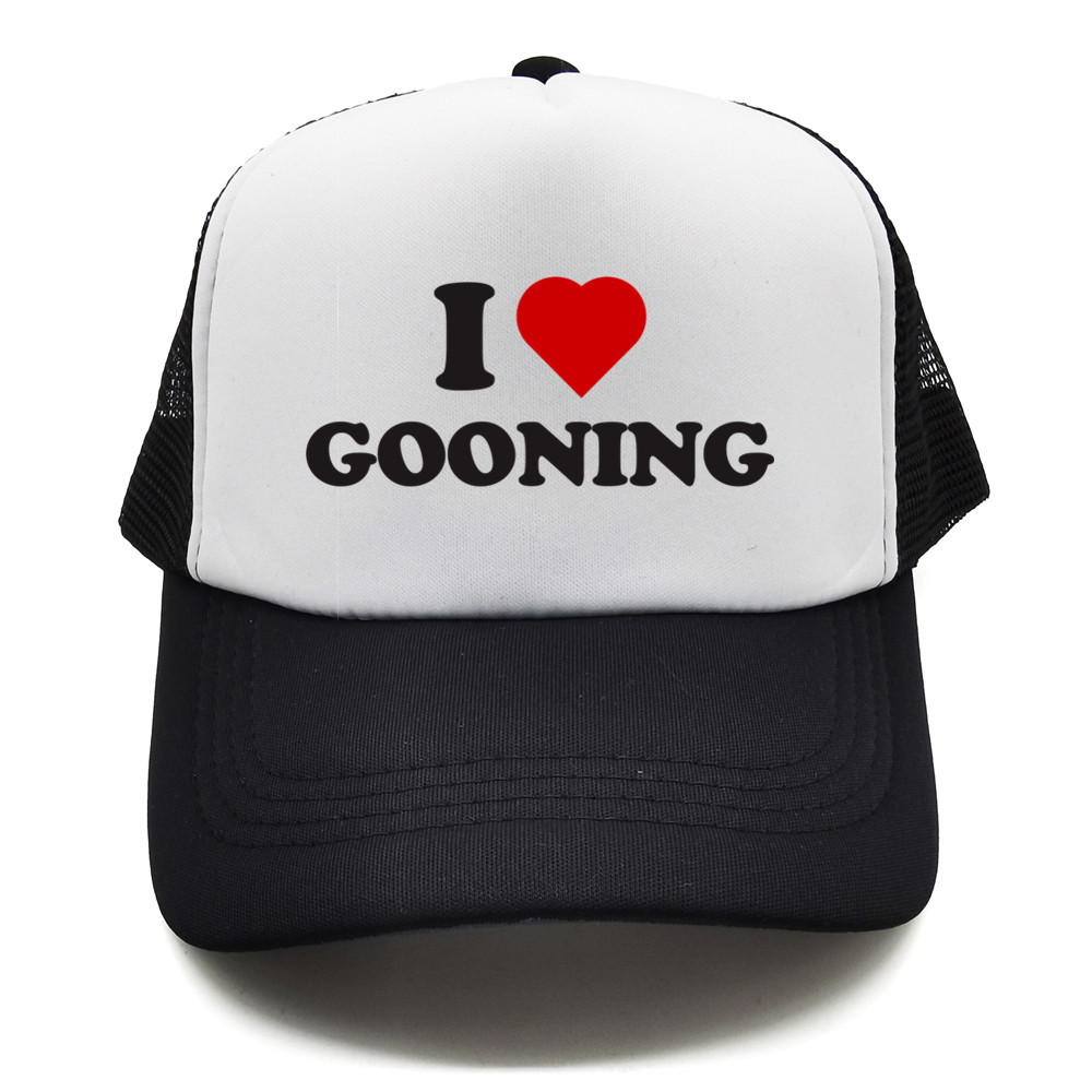 مضحك أنا أحب Gooning قبعات الب - مراجعة Trucker Cap Mesh وسعره