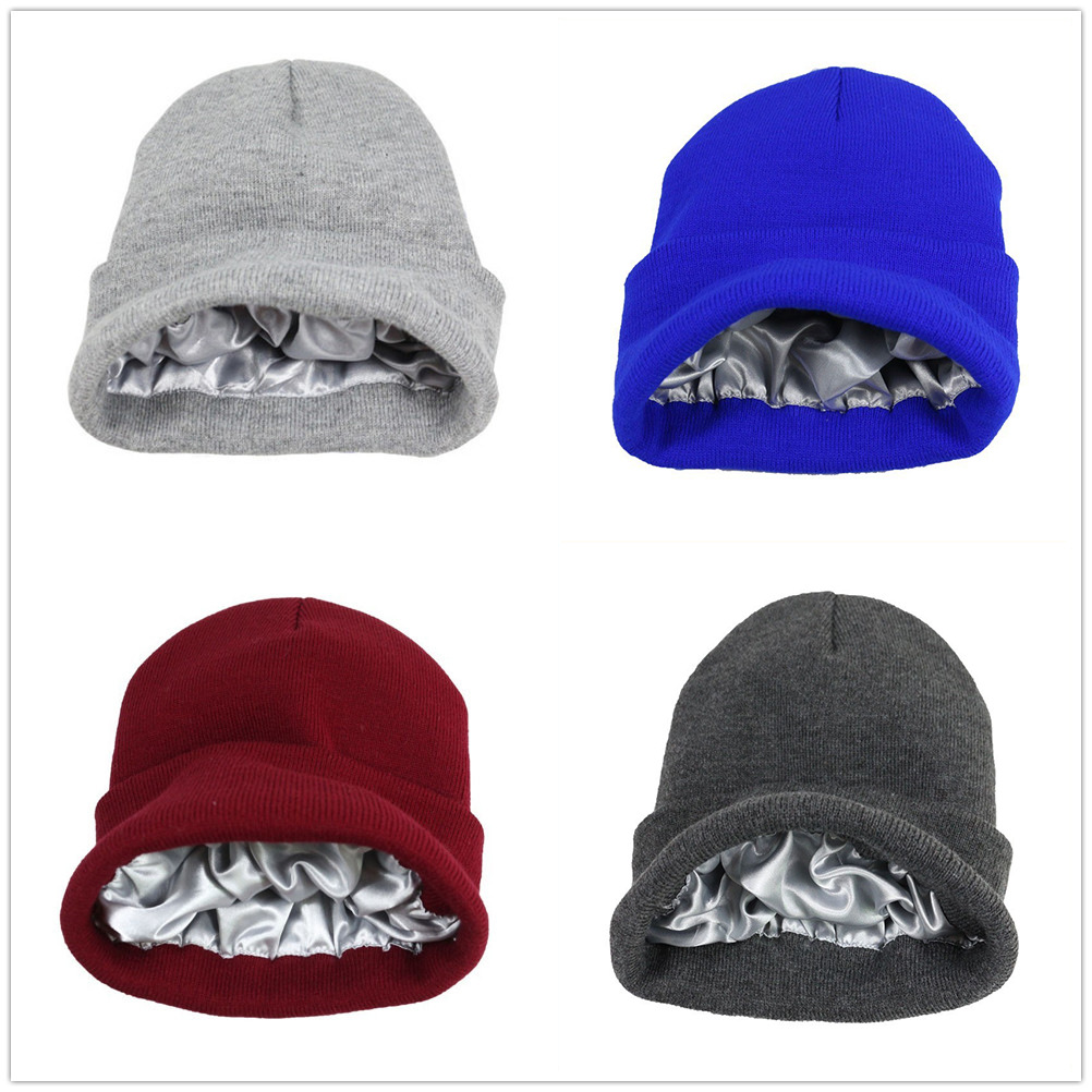 قبعة شتوية منسوجة مبطنة بالسات - مراجعة Beanie Cuffed Knit وسعره