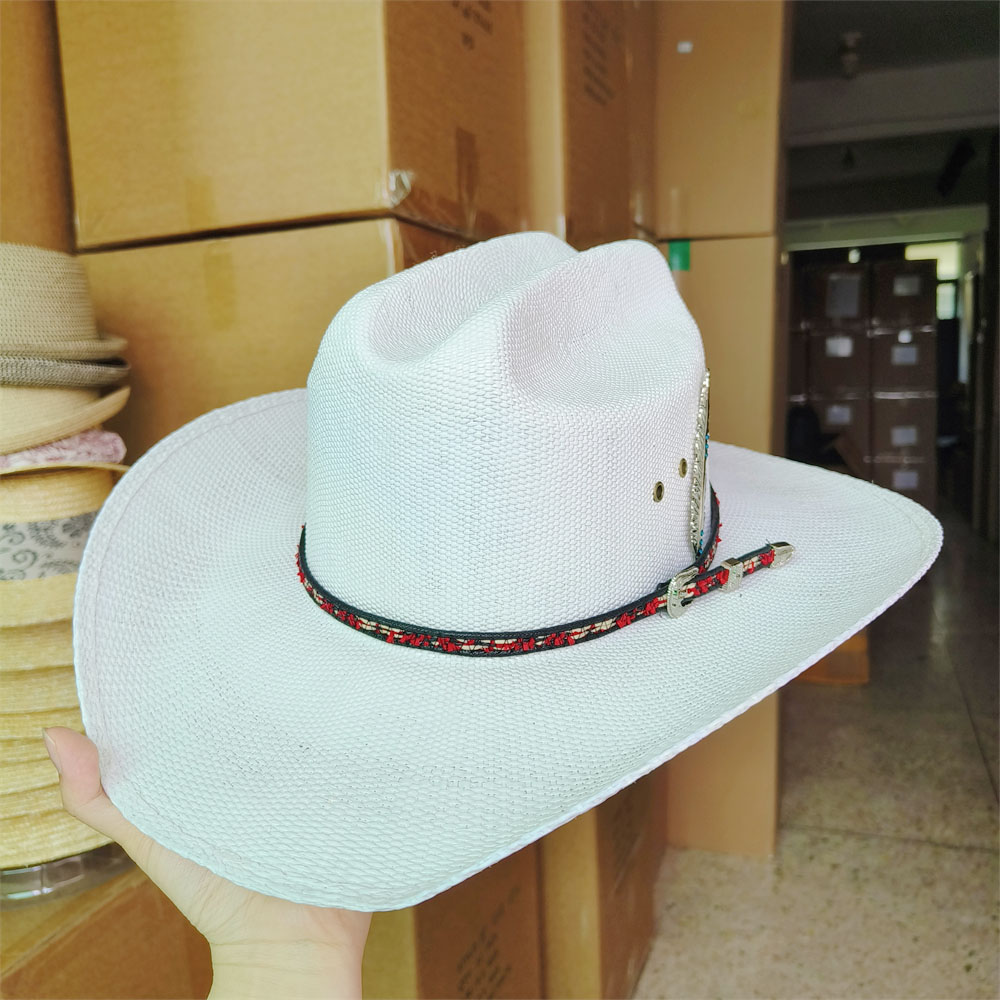 قبعة رعاة البقر الرجالية ذات ا - مراجعة Cowboy Hat Straw وسعره